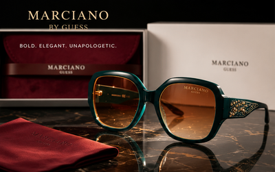 Marciano by Guess Oversized Square Sunglasses – Emerald Green