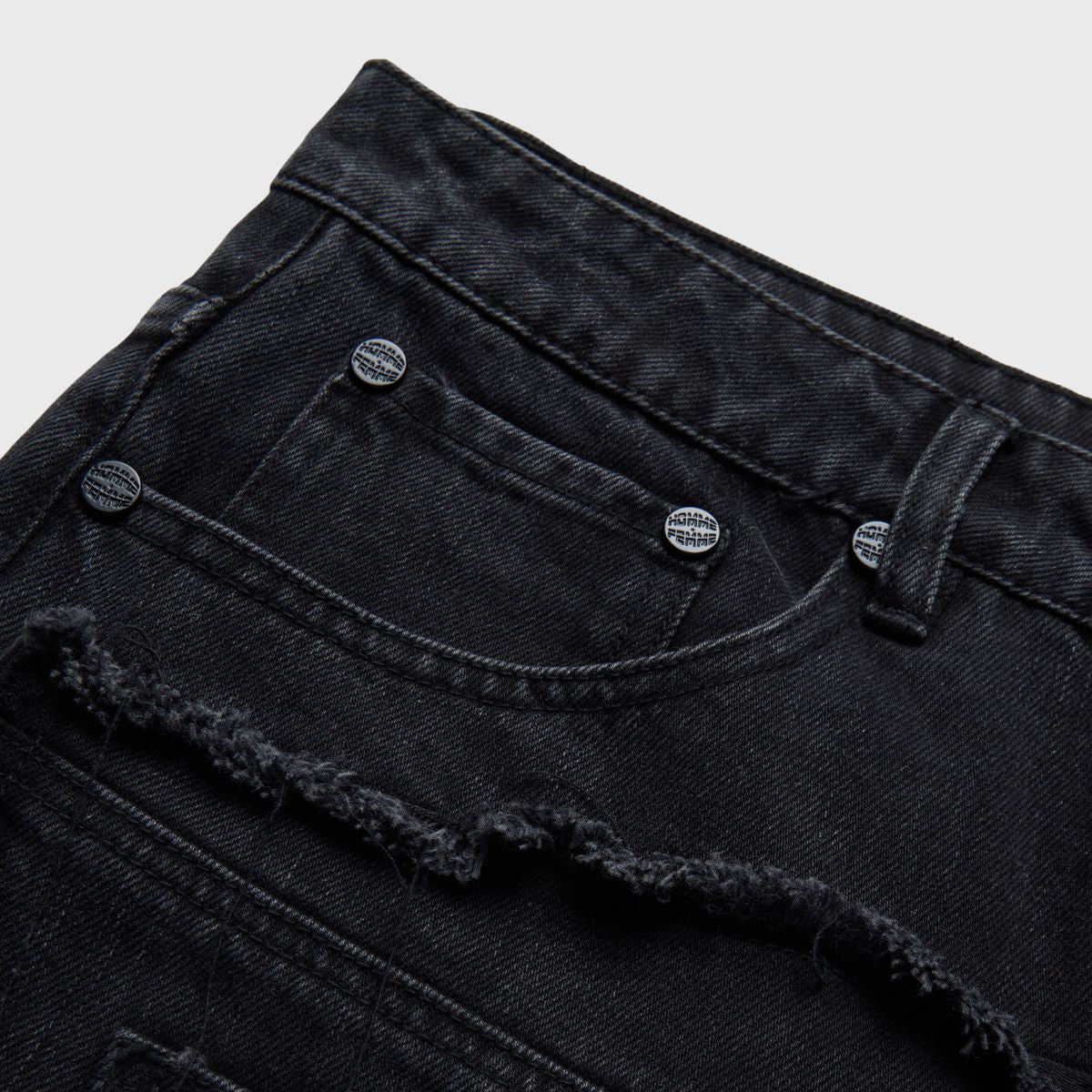 Reconstructed Panel Denim Jeans