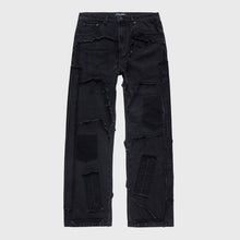 Reconstructed Panel Denim Jeans