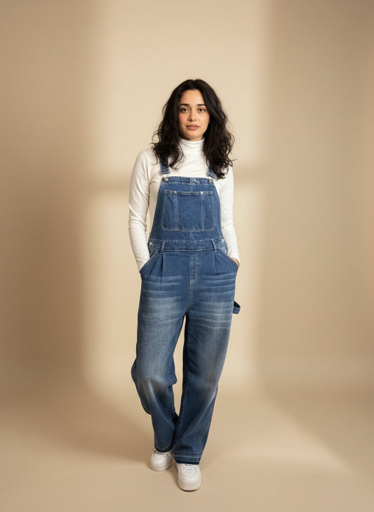 ✨ FLAMINGALS Effortless Denim Overalls