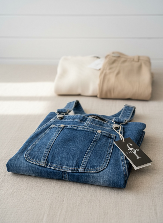 ✨ FLAMINGALS Effortless Denim Overalls