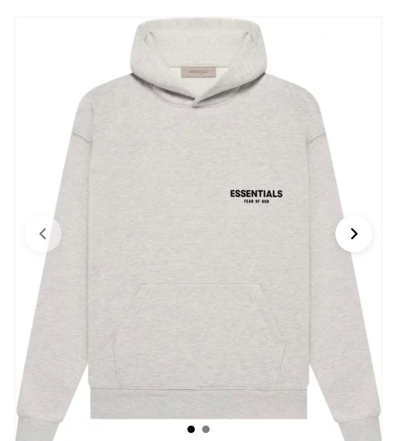 Essentials Signature Hoodie & Shorts Set – Light Heather
