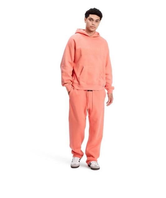 Coral Hoodie & Sweatpants Set
