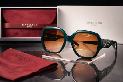 Marciano by Guess Oversized Square Sunglasses – Emerald Green
